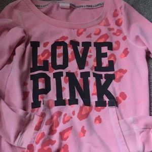 victorious secret pink sweatshirt